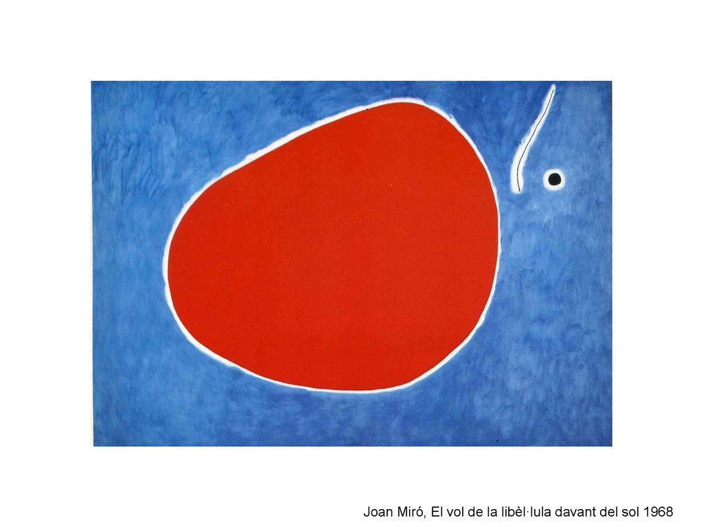 Joan Miró, El vol de la libèl·lula davant del sol 1968