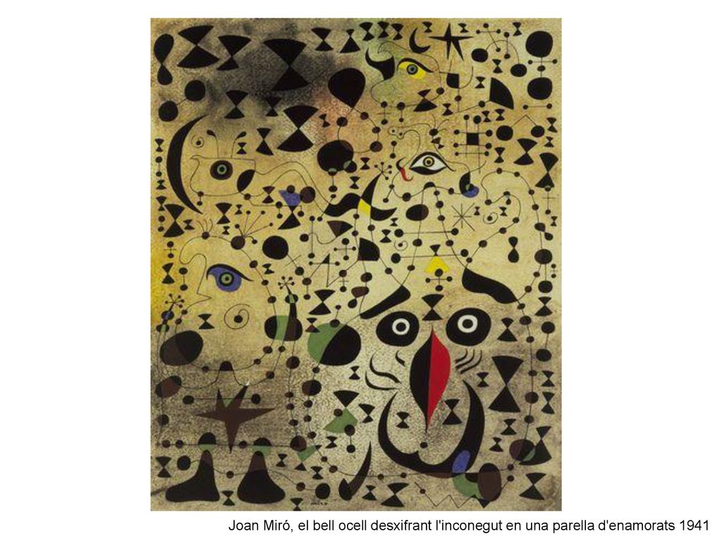 Joan Miró, el bell ocell desxifrant l inconegut en una parella d enamorats 1941