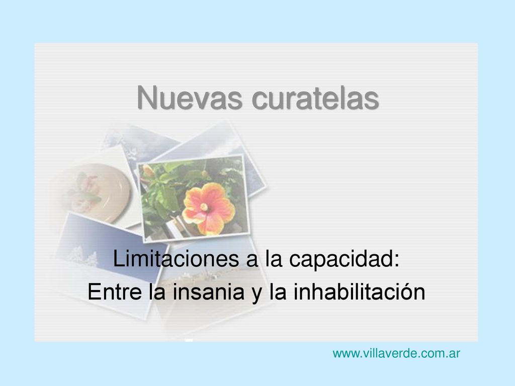Limitaciones a la capacidad: Entre la insania y la inhabilitación