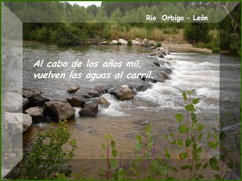Al cabo de los años mil, vuelven las aguas al carril.