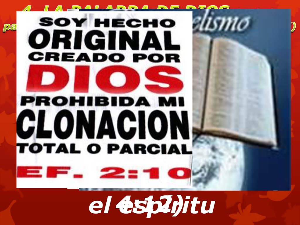 B. Y la espada del Espíritu que es la palabra de Dios (Efesios 6:17)
