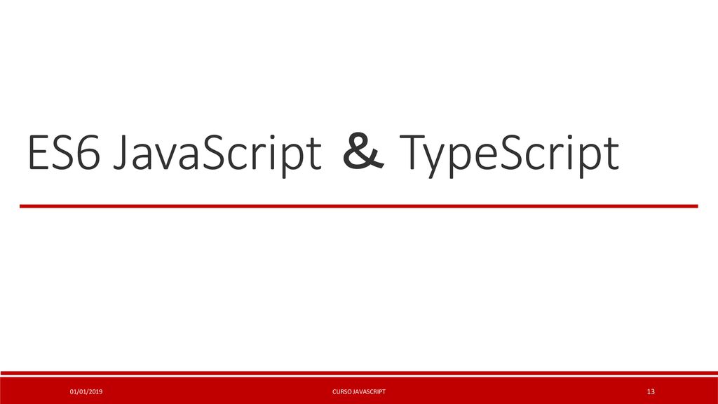 ES6 JavaScript ＆ TypeScript