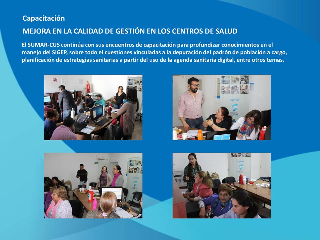MEJORA EN LA CALIDAD DE GESTIÓN EN LOS CENTROS DE SALUD