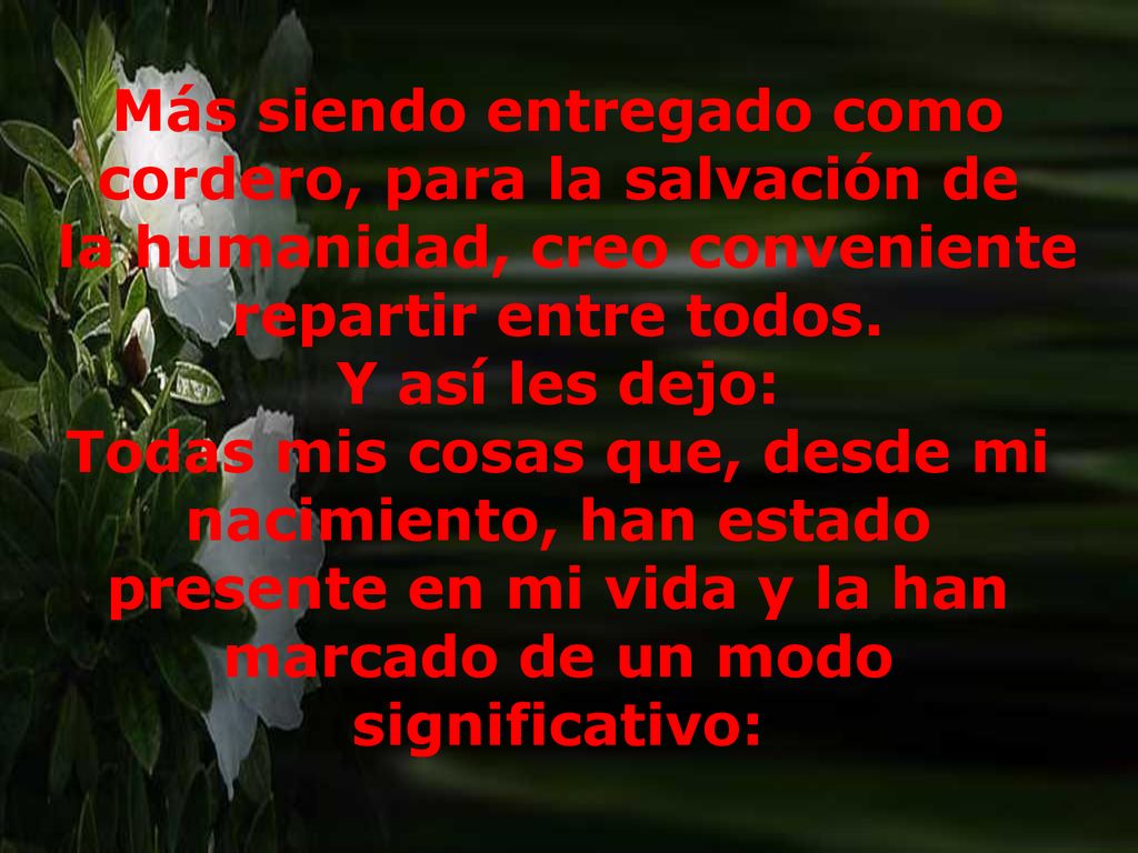 Más siendo entregado como cordero, para la salvación de