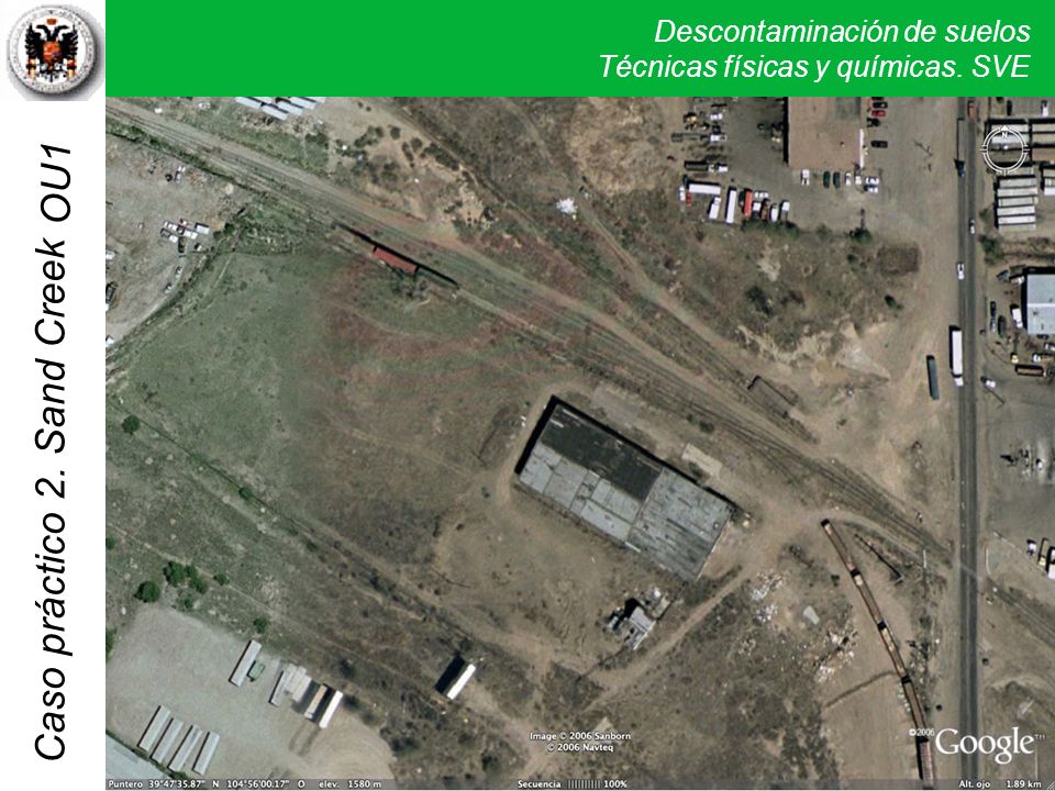 OU1 Las imágenes de satélite a los 12 años de la remediación parecen poner en evidencia la limpieza actual de los suelos de la zona.