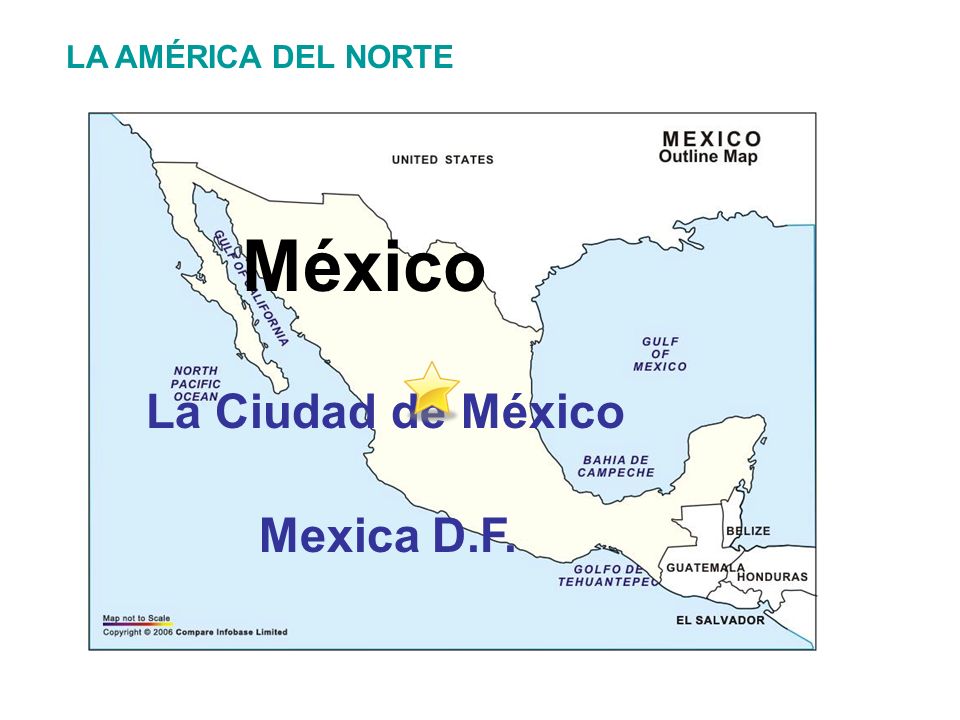 LA AMÉRICA DEL NORTE México La Ciudad de México Mexica D.F.