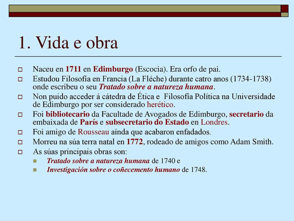 1. Vida e obra Naceu en 1711 en Edimburgo (Escocia). Era orfo de pai.