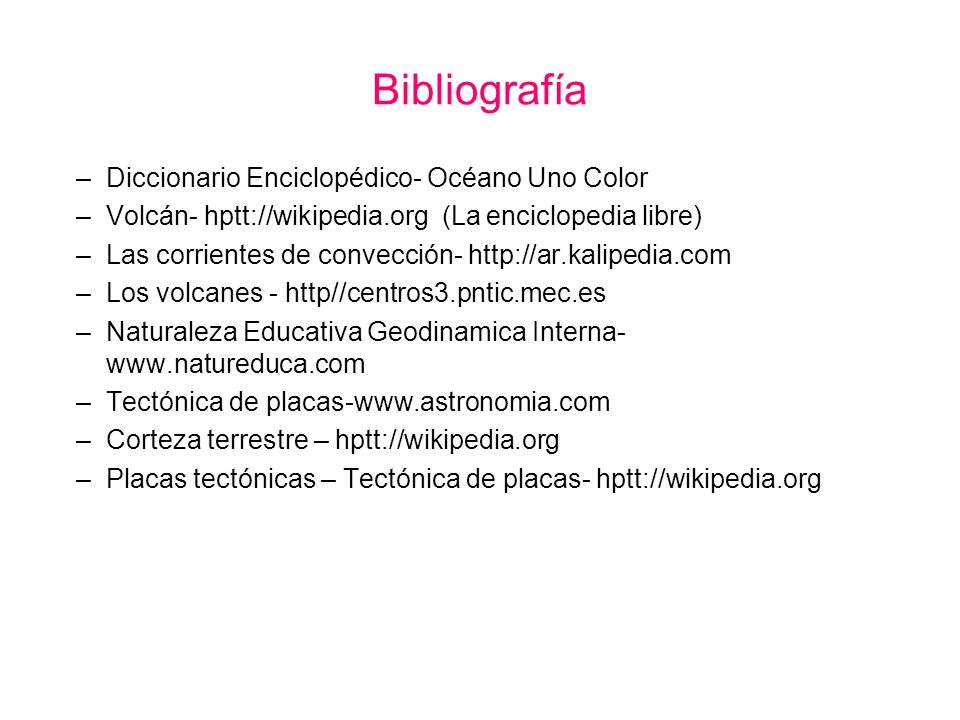 Bibliografía Diccionario Enciclopédico- Océano Uno Color
