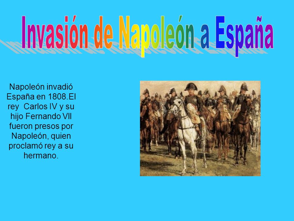 Invasión de Napoleón a España