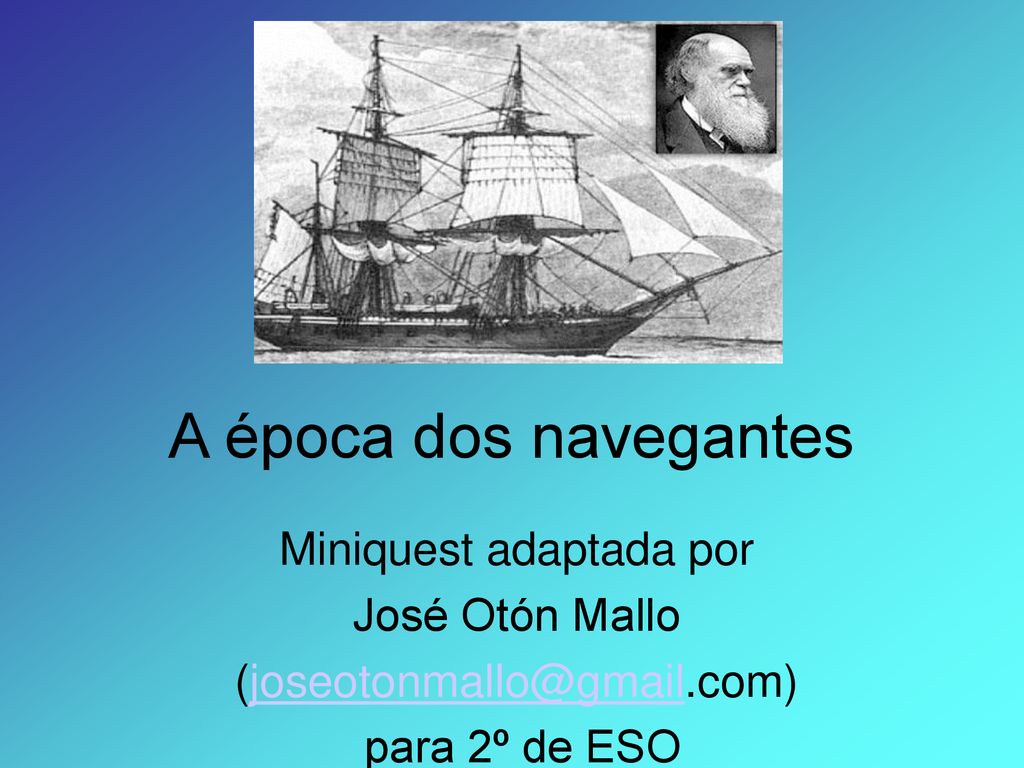A época dos navegantes Miniquest adaptada por José Otón Mallo