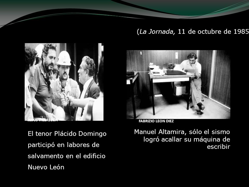 (La Jornada, 11 de octubre de 1985)