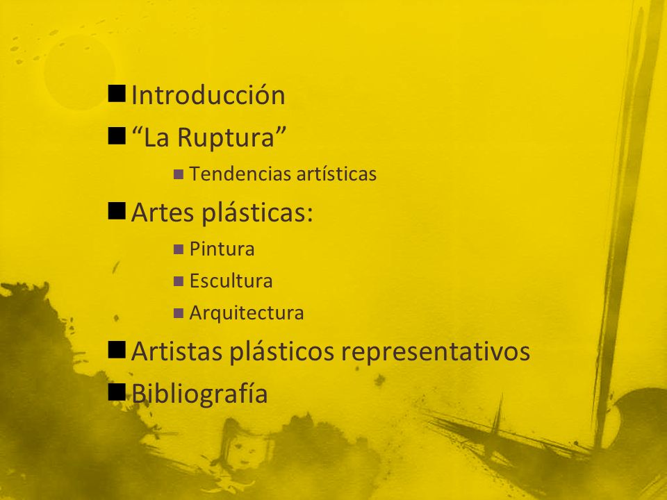 Artistas plásticos representativos Bibliografía