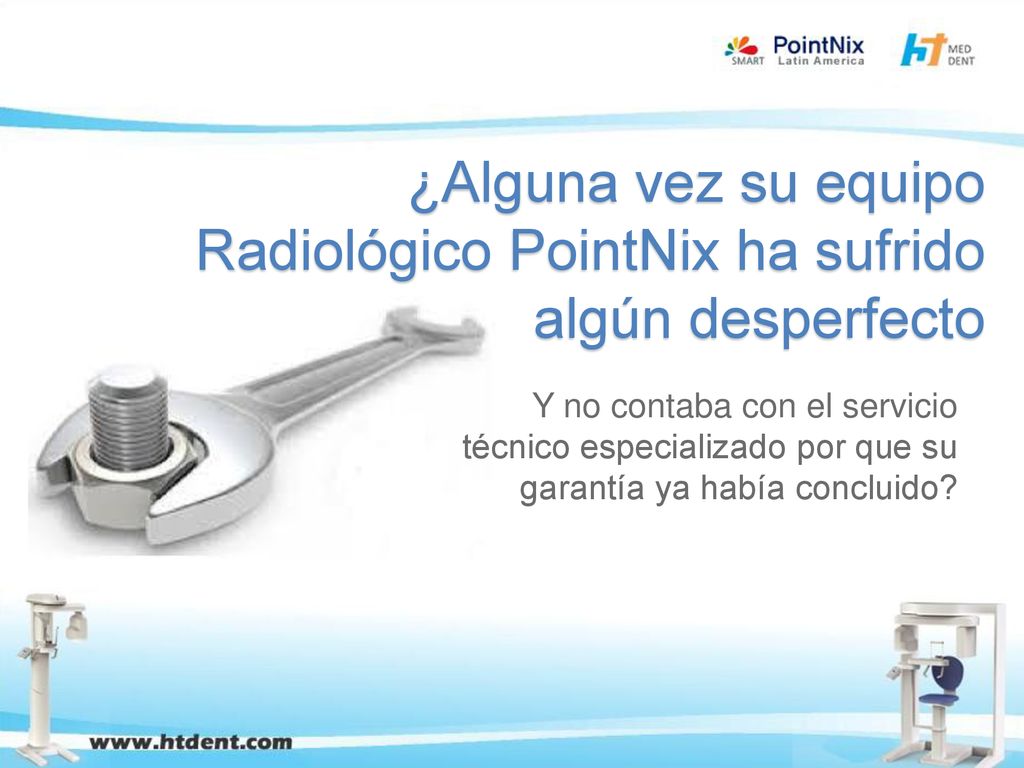 ¿Alguna vez su equipo Radiológico PointNix ha sufrido algún desperfecto