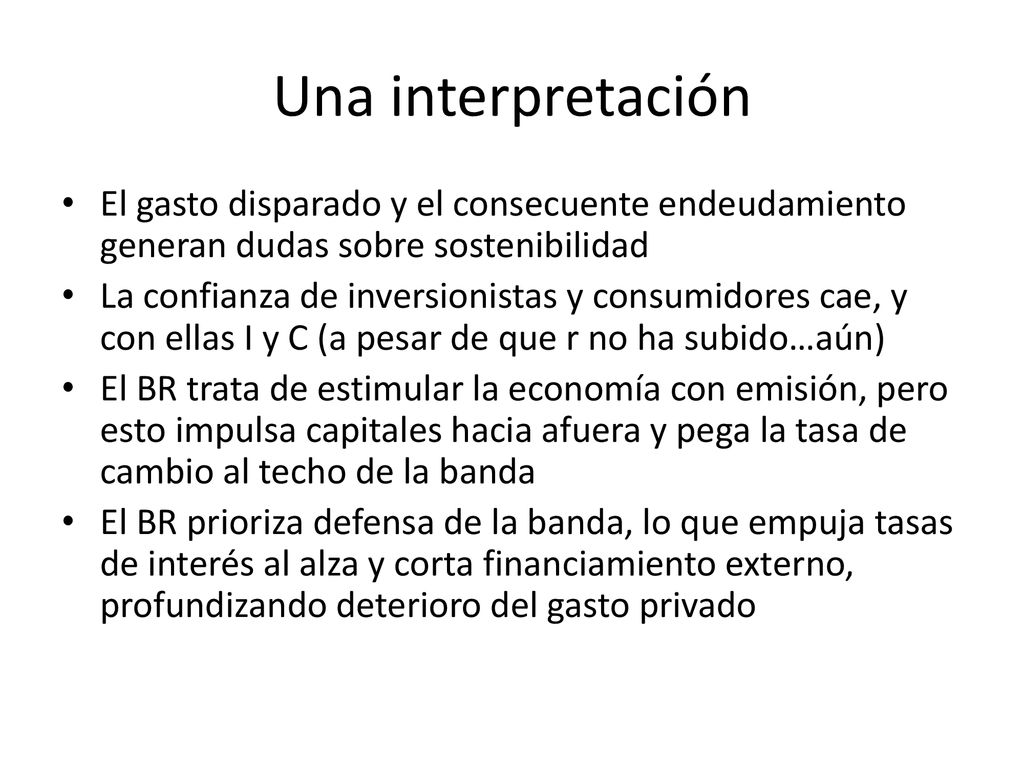 Una interpretación El gasto disparado y el consecuente endeudamiento generan dudas sobre sostenibilidad.