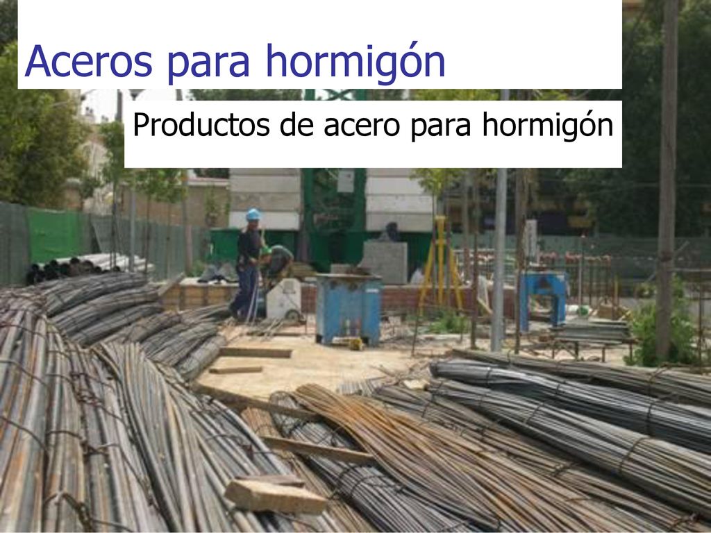 Productos de acero para hormigón