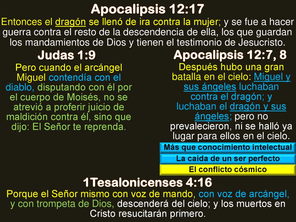 Más que conocimiento intelectual La caída de un ser perfecto