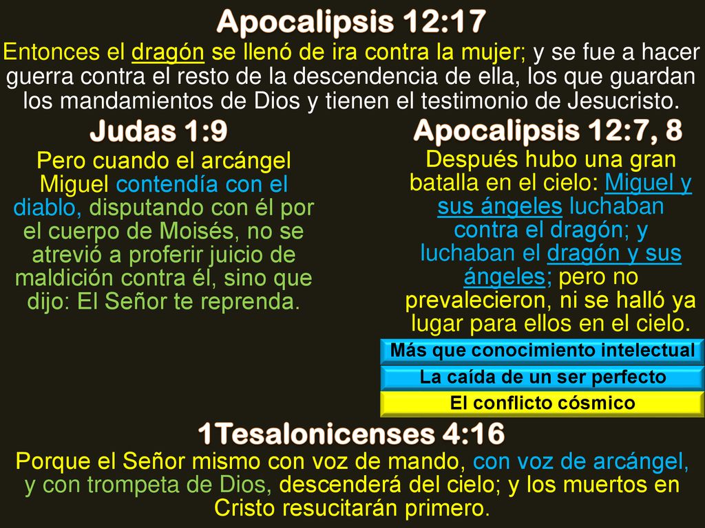 Más que conocimiento intelectual La caída de un ser perfecto