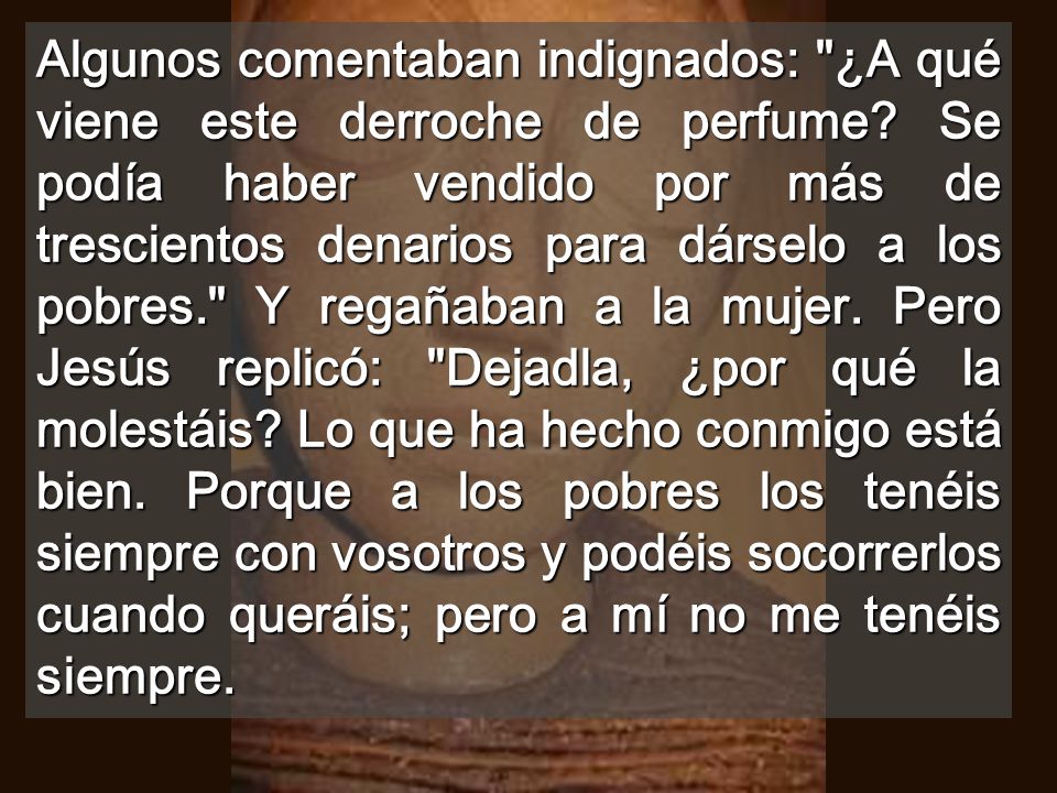 Algunos comentaban indignados: ¿A qué viene este derroche de perfume