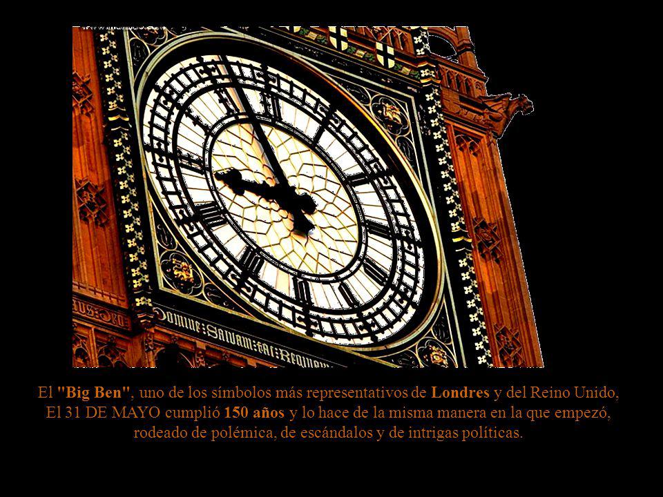 El Big Ben , uno de los símbolos más representativos de Londres y del Reino Unido,