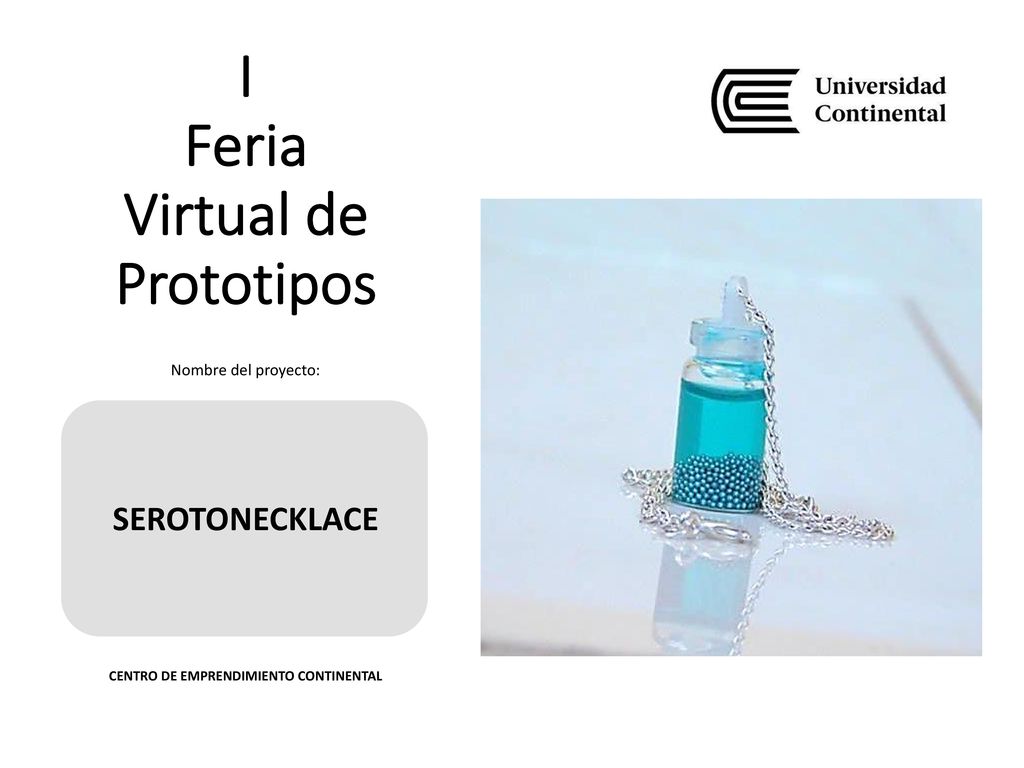 Feria Virtual de Prototipos CENTRO DE EMPRENDIMIENTO CONTINENTAL