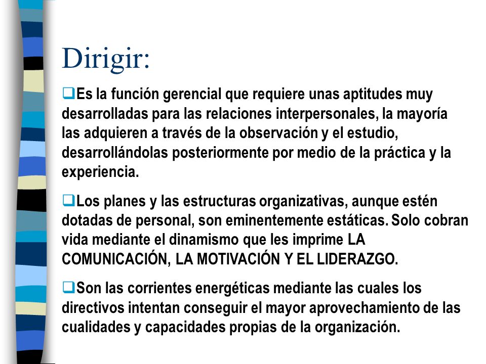 Dirigir: