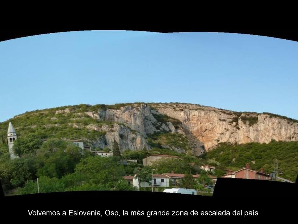 Volvemos a Eslovenia, Osp, la más grande zona de escalada del país