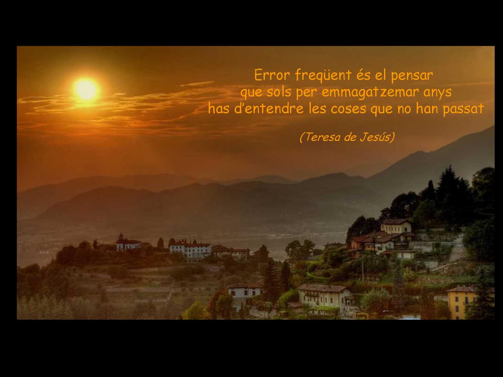 Error freqüent és el pensar que sols per emmagatzemar anys