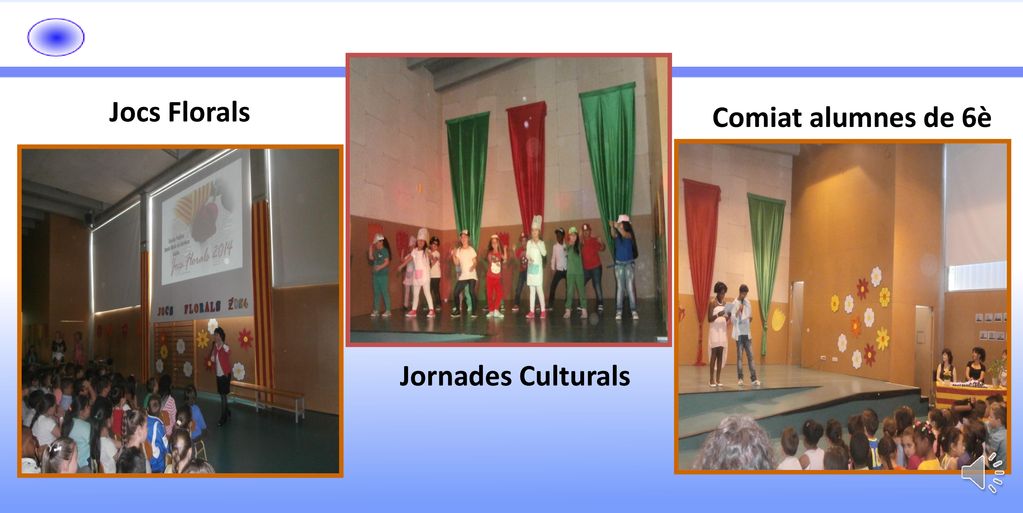 Jocs Florals Comiat alumnes de 6è Jornades Culturals