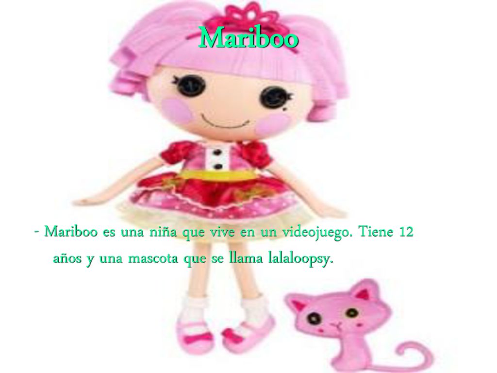 Mariboo - Mariboo es una niña que vive en un videojuego.