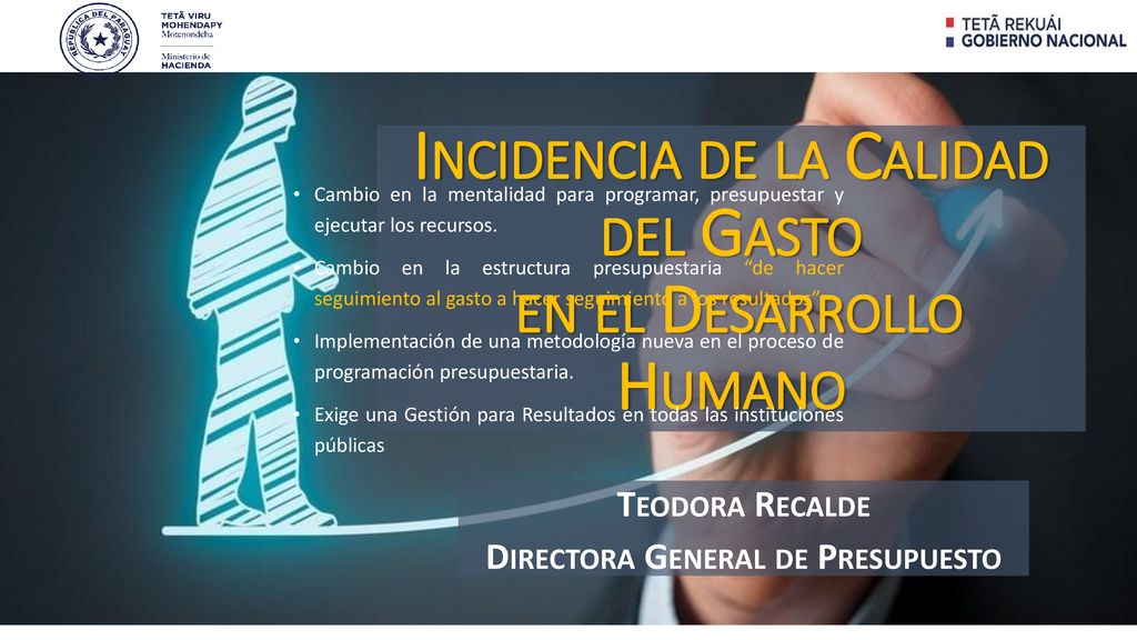 Incidencia de la Calidad del Gasto en el Desarrollo Humano