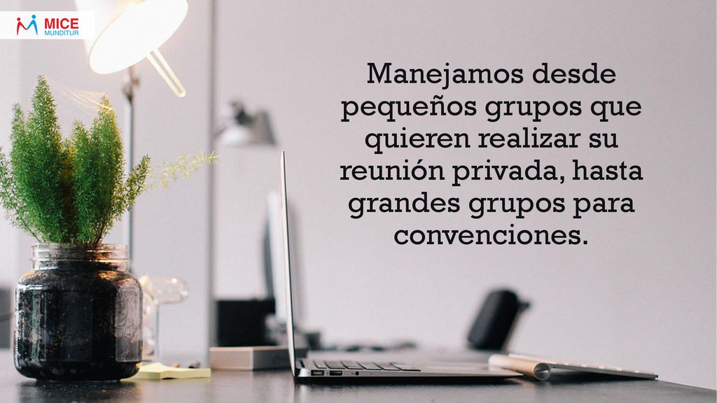 Manejamos desde pequeños grupos que quieren realizar su reunión privada, hasta grandes grupos para convenciones.