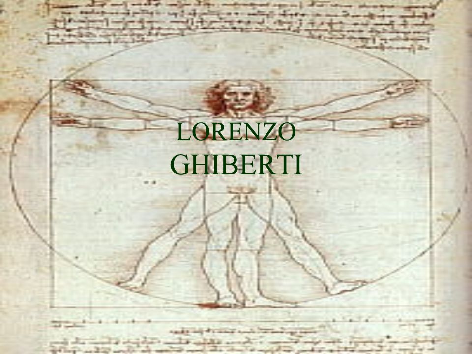 LORENZO GHIBERTI