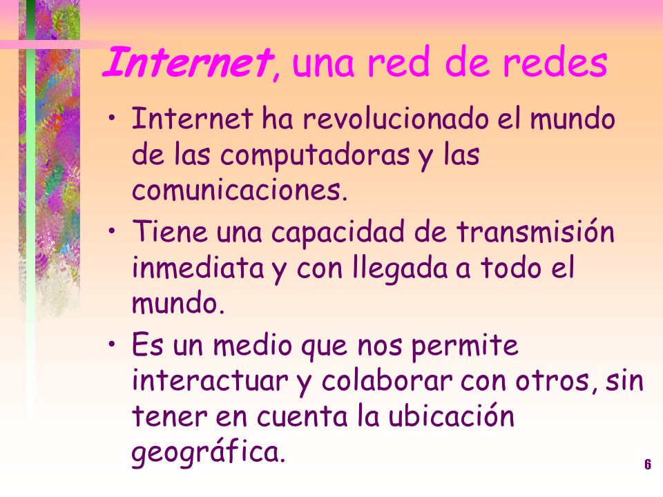 Internet, una red de redes