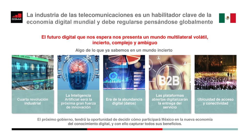 La industria de las telecomunicaciones es un habilitador clave de la economía digital mundial y debe regularse pensándose globalmente