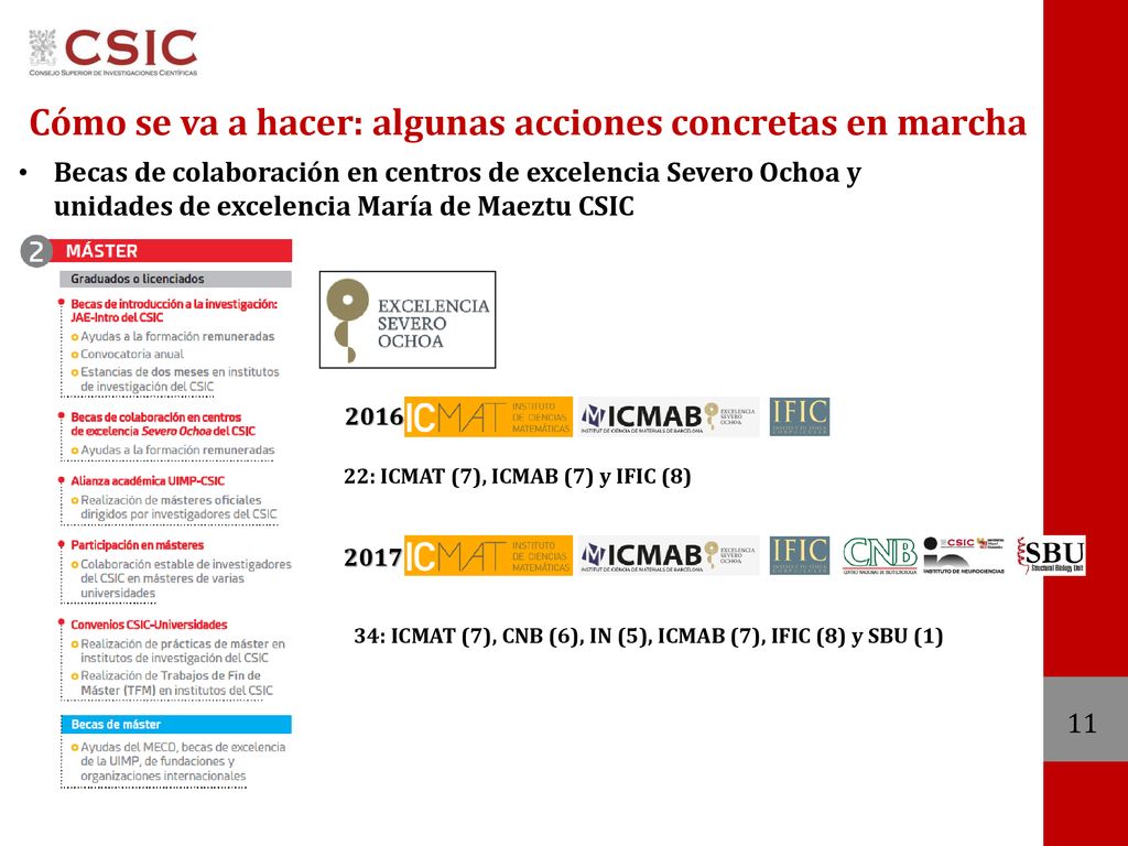 Cómo se va a hacer: algunas acciones concretas en marcha