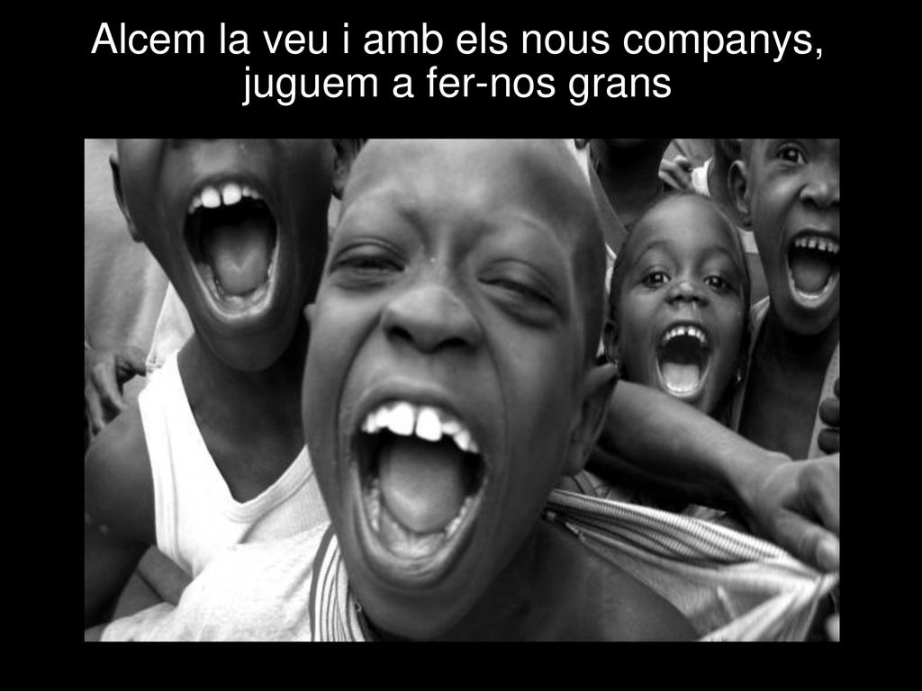 Alcem la veu i amb els nous companys, juguem a fer-nos grans