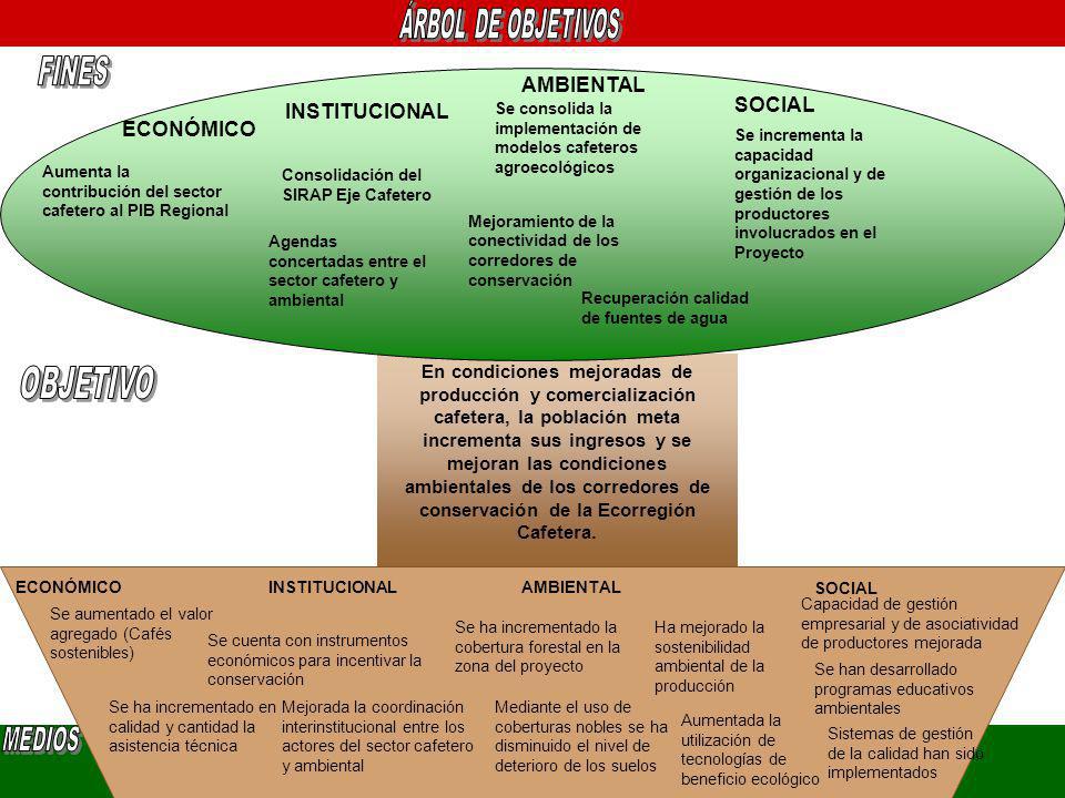 OBJETIVO FINES AMBIENTAL SOCIAL INSTITUCIONAL ECONÓMICO