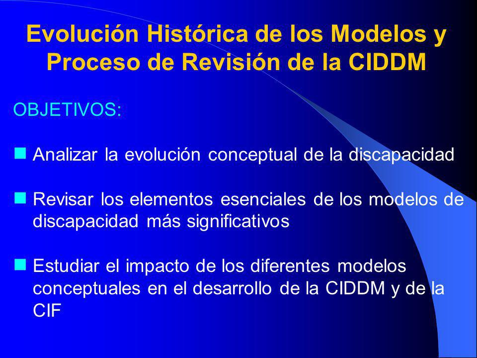Evolución Histórica de los Modelos y Proceso de Revisión de la CIDDM