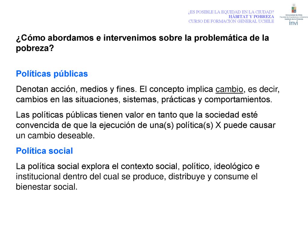 ¿Cómo abordamos e intervenimos sobre la problemática de la pobreza