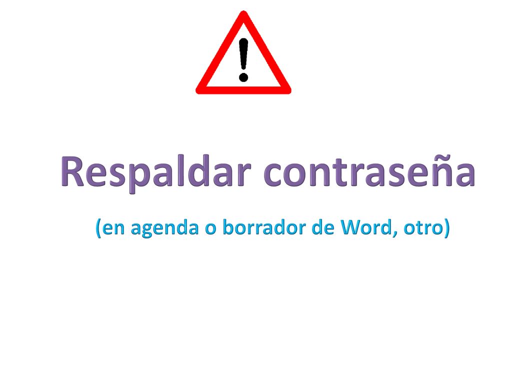 (en agenda o borrador de Word, otro)