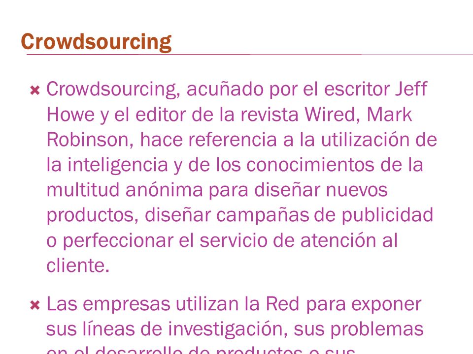 Crowdsourcing
