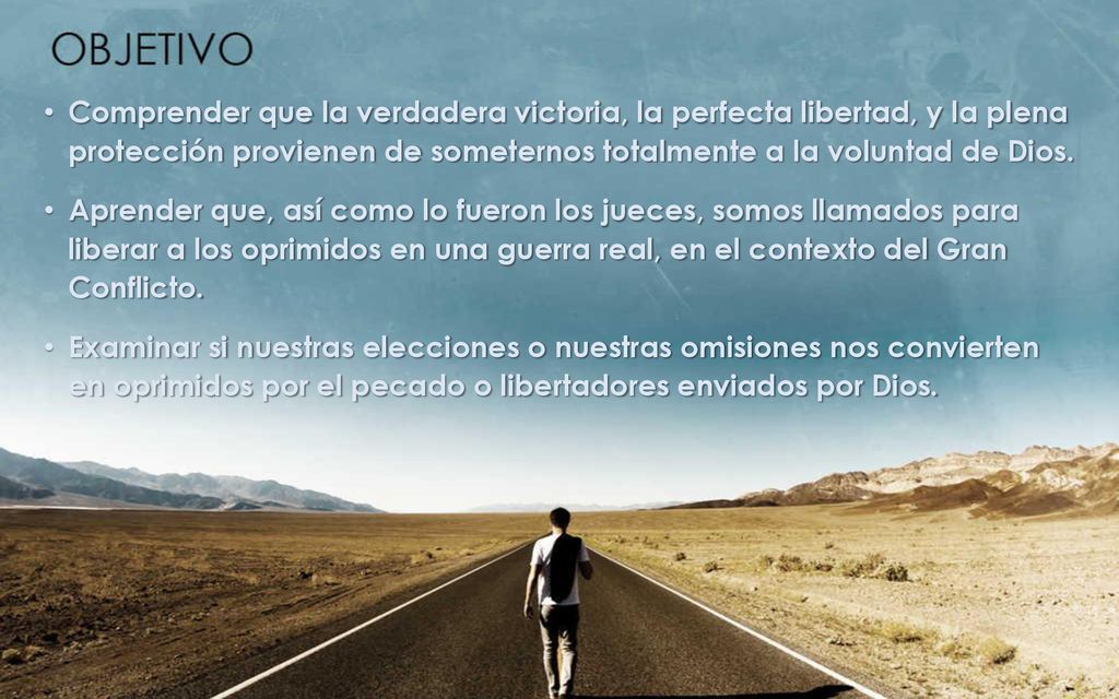 Comprender que la verdadera victoria, la perfecta libertad, y la plena protección provienen de someternos totalmente a la voluntad de Dios.