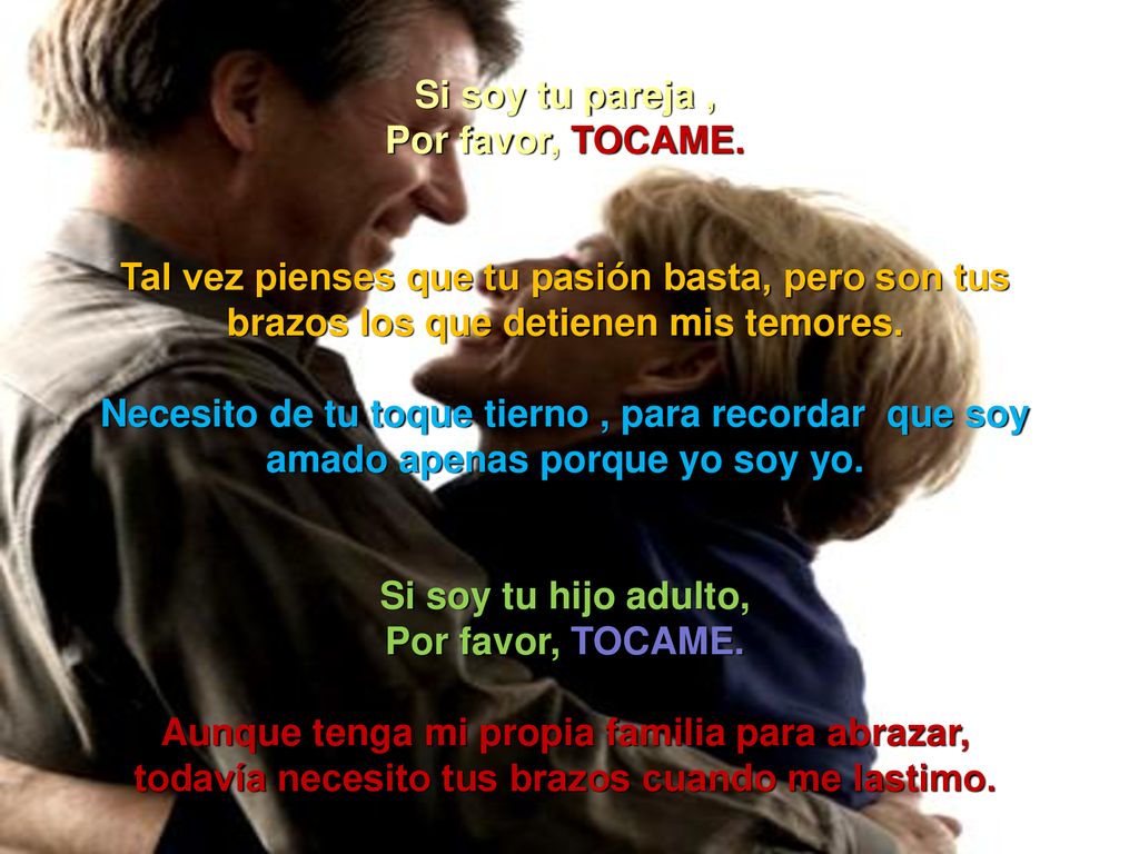 Si soy tu pareja , Por favor, TOCAME.