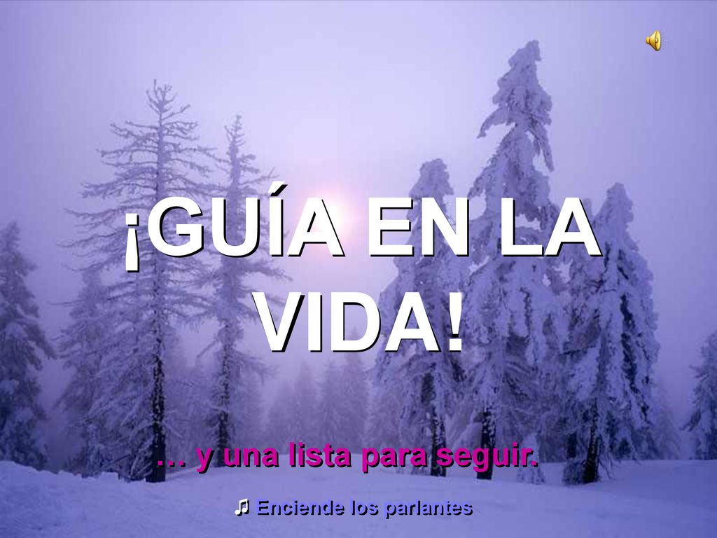 … y una lista para seguir.