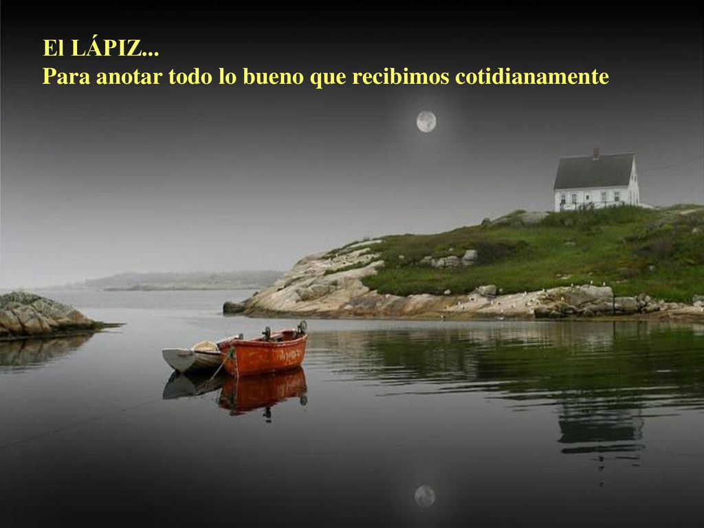 El LÁPIZ... Para anotar todo lo bueno que recibimos cotidianamente