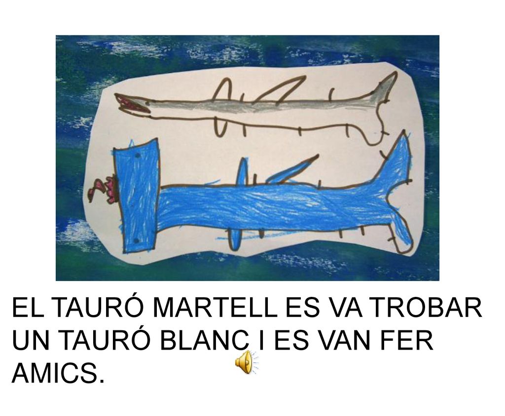 EL TAURÓ MARTELL ES VA TROBAR UN TAURÓ BLANC I ES VAN FER AMICS.