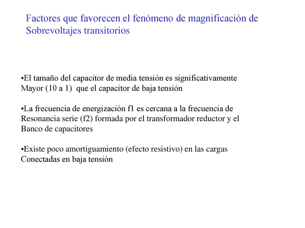 Factores que favorecen el fenómeno de magnificación de