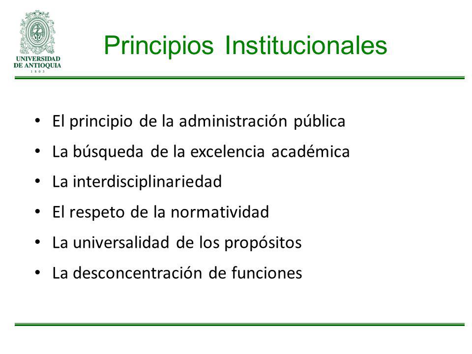 Principios Institucionales
