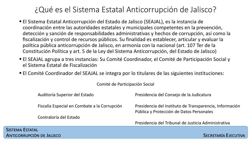 ¿Qué es el Sistema Estatal Anticorrupción de Jalisco