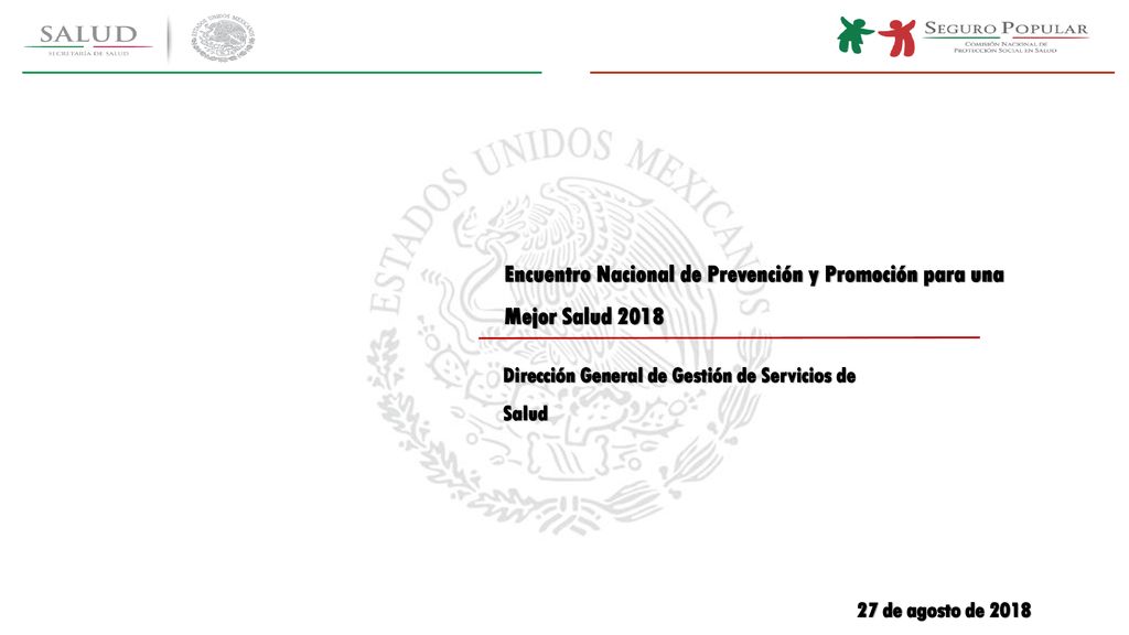Encuentro Nacional de Prevención y Promoción para una Mejor Salud 2018